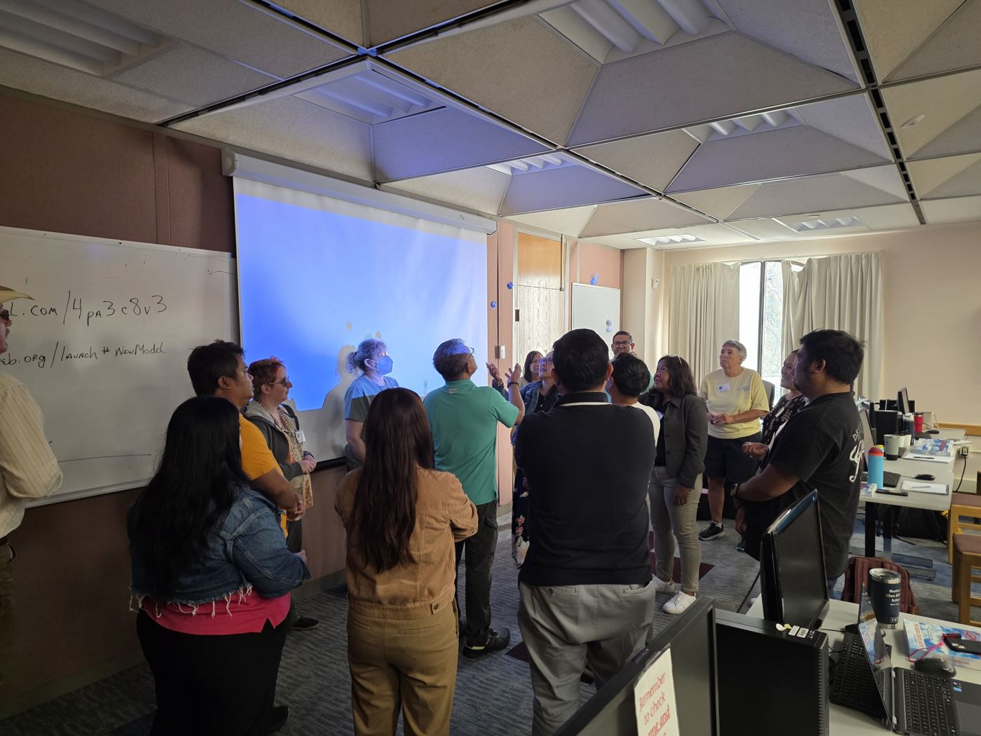 Educators collaborating during Summer Teacher Institute