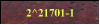 2^21701-1