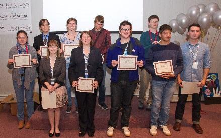 Students at the Supercomputing Challenge awards group photo