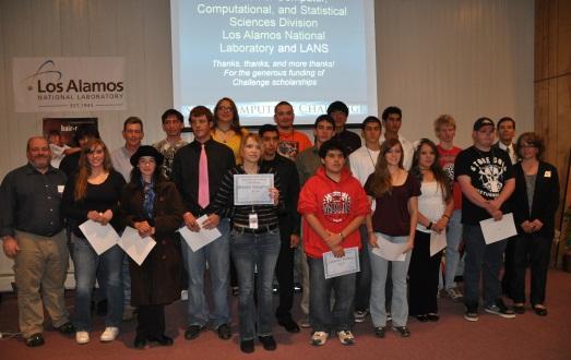 Scholarship ceremony at Los Alamos National Laboratory