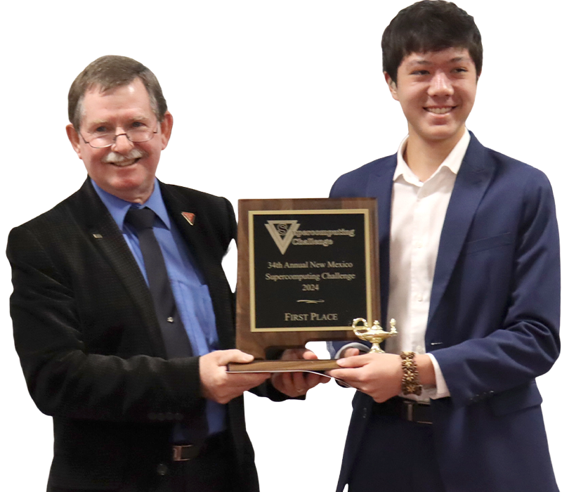 Supercomputing Challenge teams presenting at Expo
